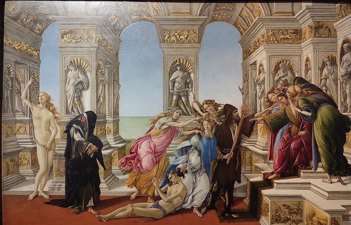 Botticelli e l'Allegoria della Calunnia